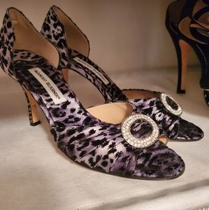 Manolo Blahnik Animal Print Heel